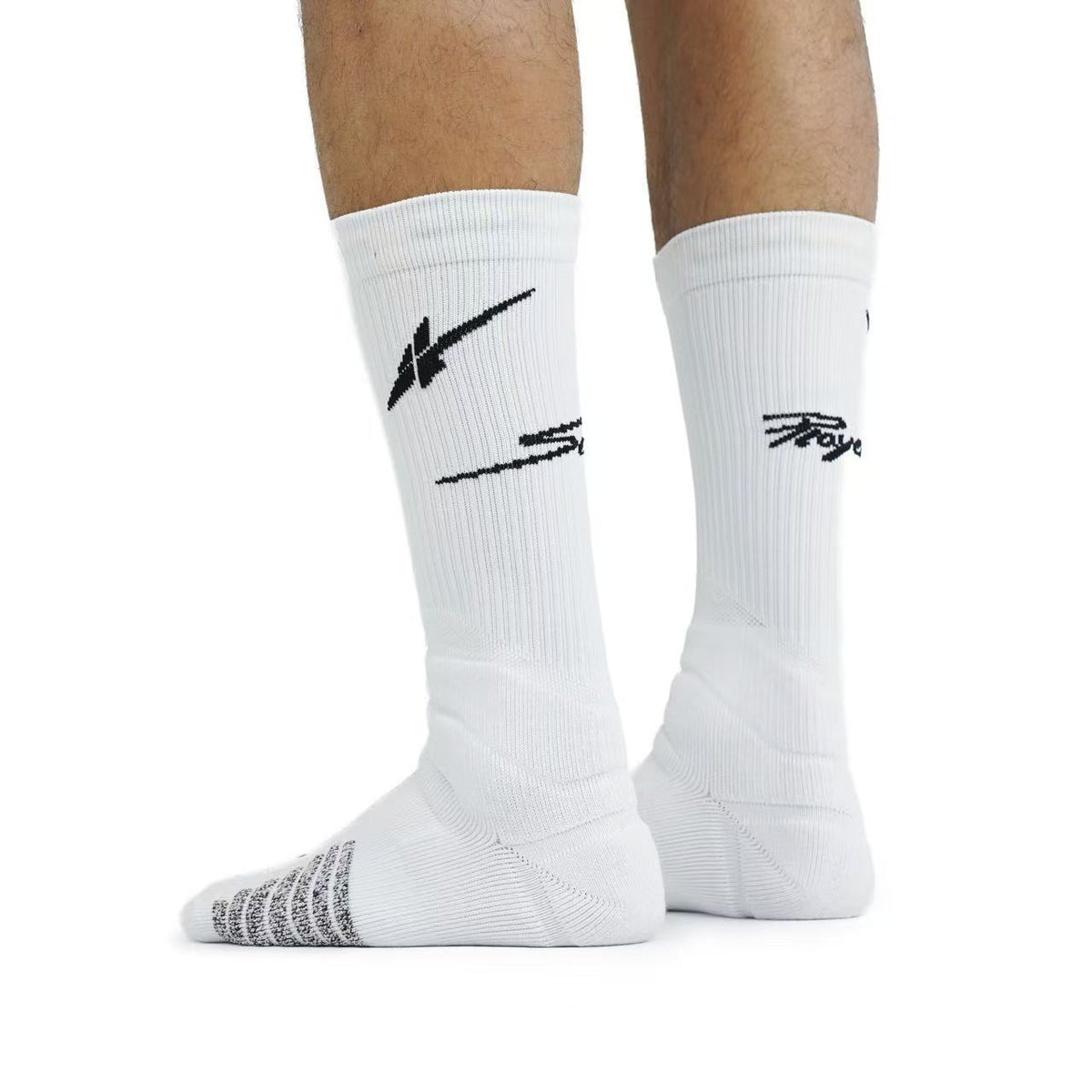 SPO Basketball Socks White (3 Pairs Pack)