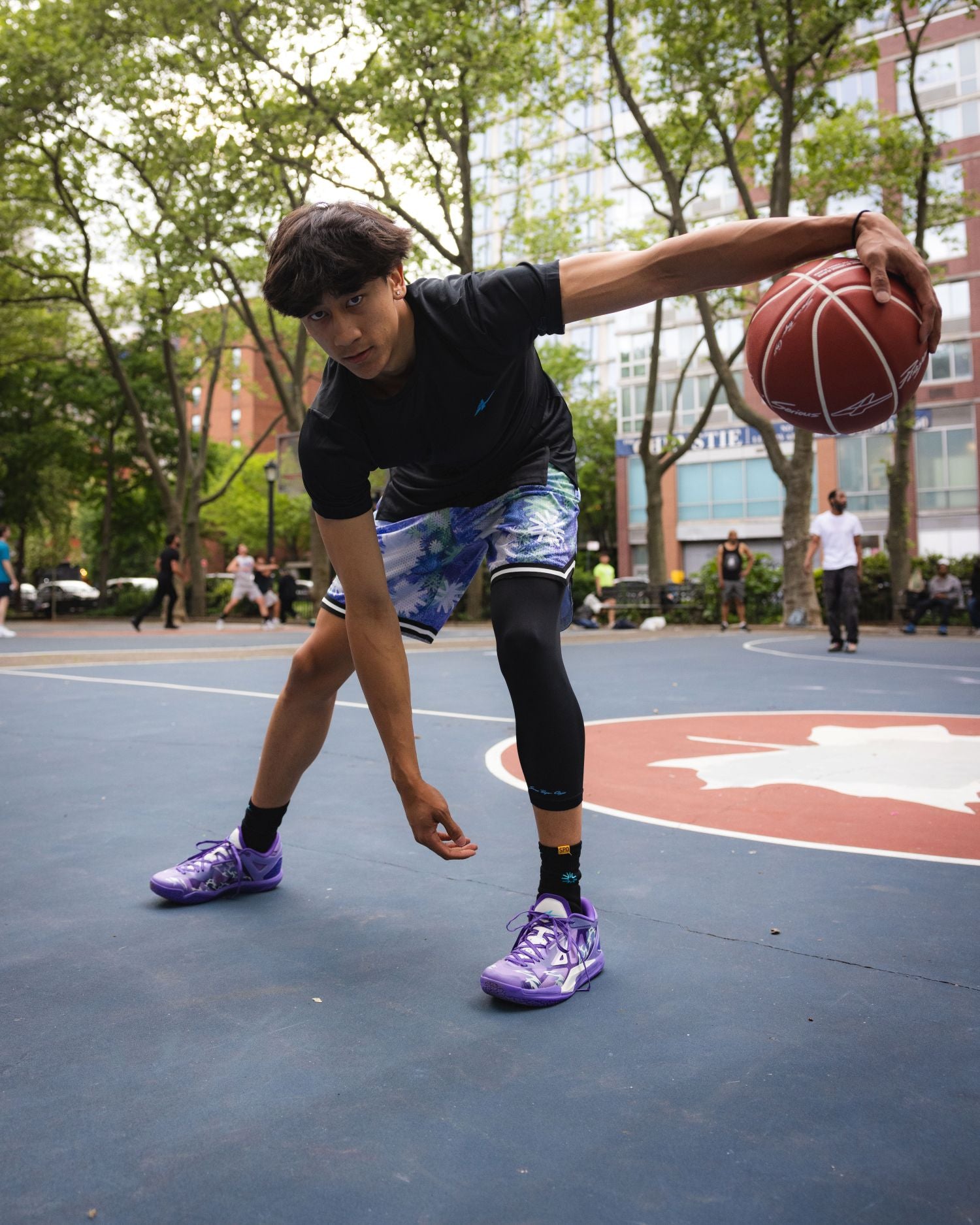 SPO XAIVIAN DryLite Mesh Shorts Tulip & Water Lily