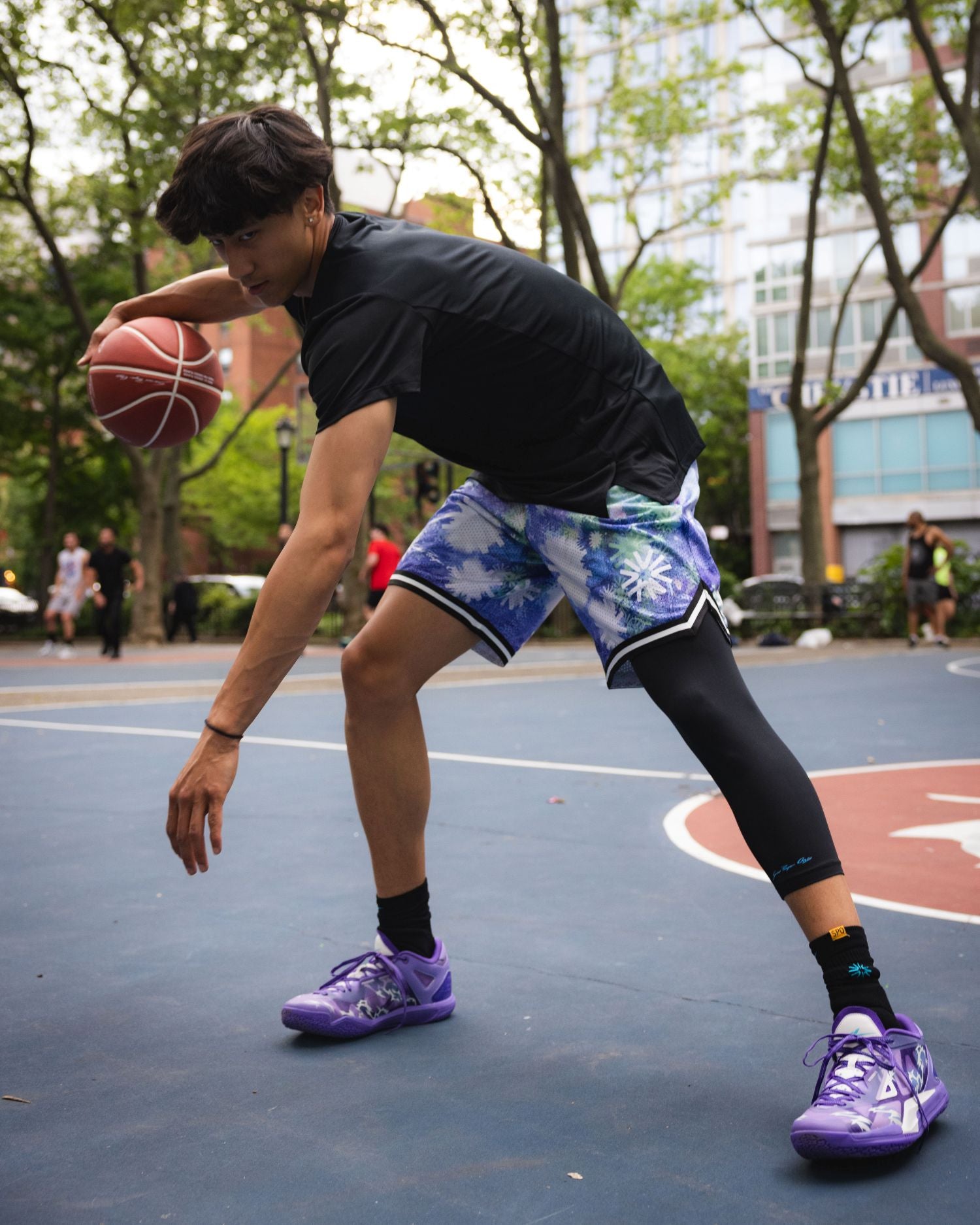 SPO XAIVIAN DryLite Mesh Shorts Tulip & Water Lily