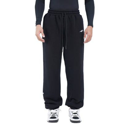 SPO XAIVIAN “X” PADDED SWEAT PANTS BLACK