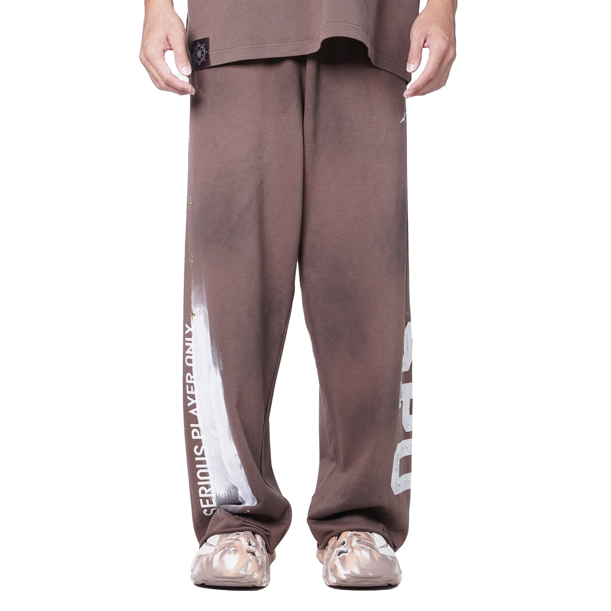 SPO Wash Vintage Wide Leg Pants - Cactus Flower