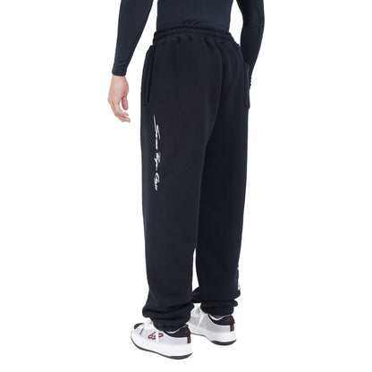 SPO XAIVIAN “X” PADDED SWEAT PANTS BLACK