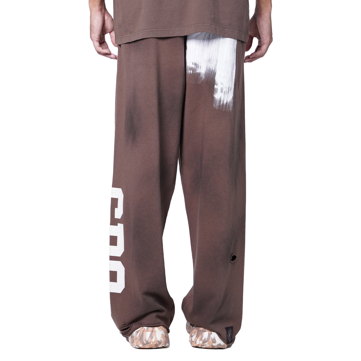 SPO Wash Vintage Wide Leg Pants - Cactus Flower