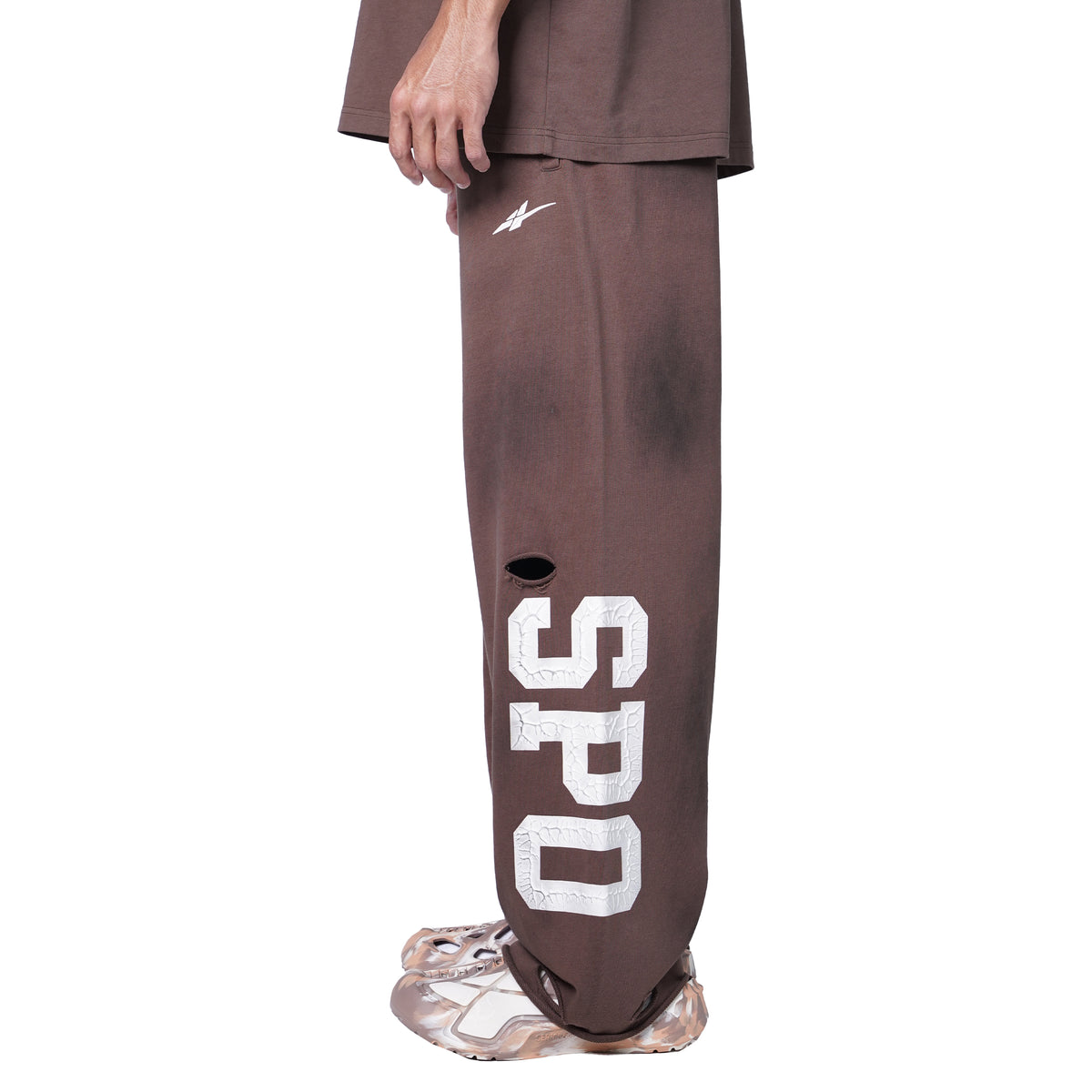 SPO Wash Vintage Wide Leg Pants - Cactus Flower