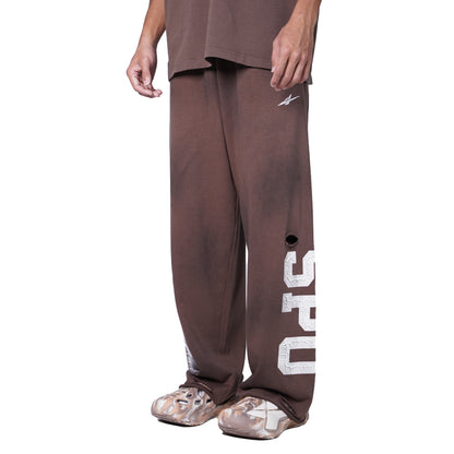 SPO Wash Vintage Wide Leg Pants - Cactus Flower