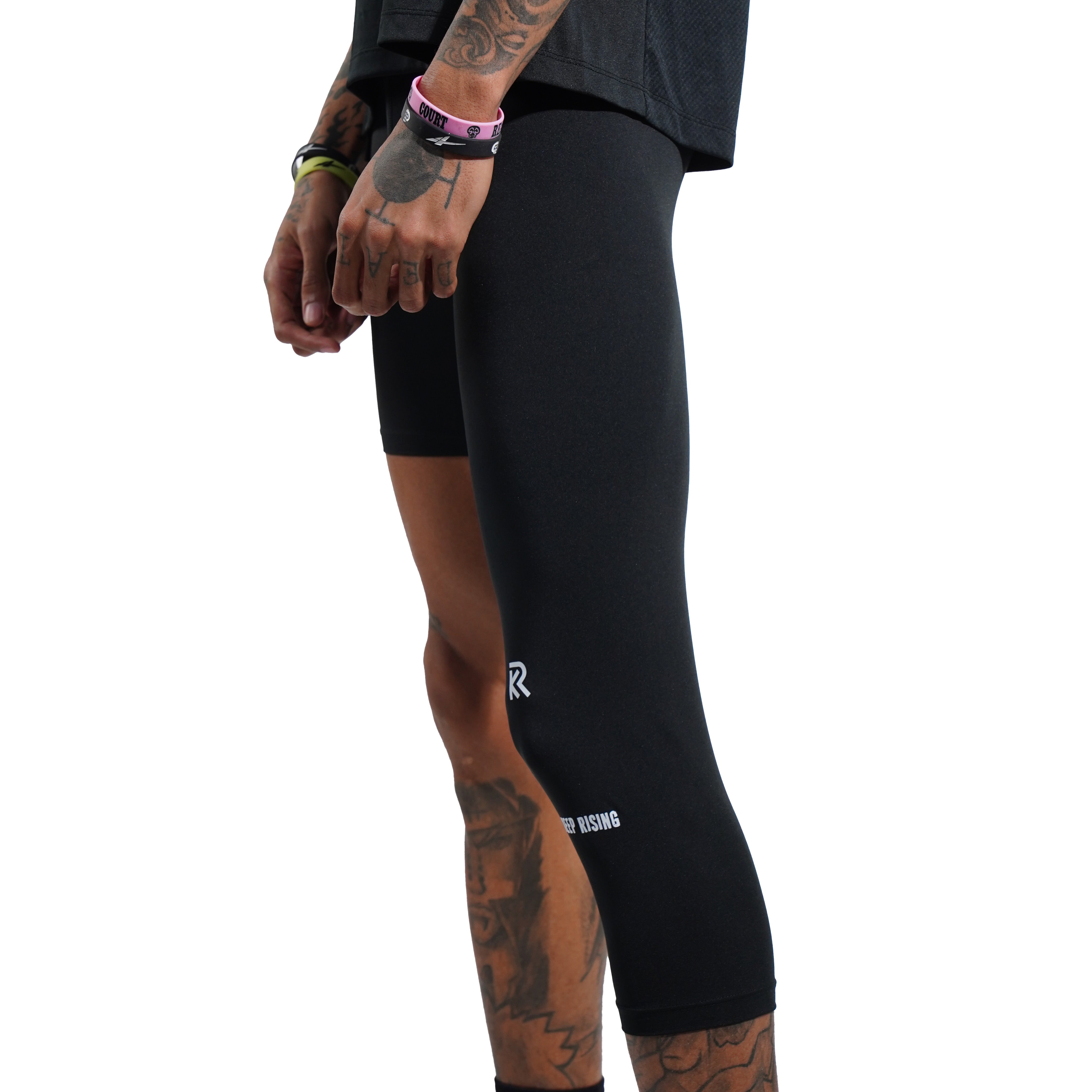 SPO PRO Single Leg Compression Black (Left)