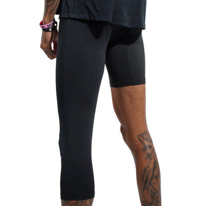 SPO PRO Single Leg Compression Black (Left)