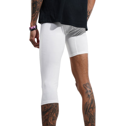 SPO PRO Single Leg Compression White (Left)