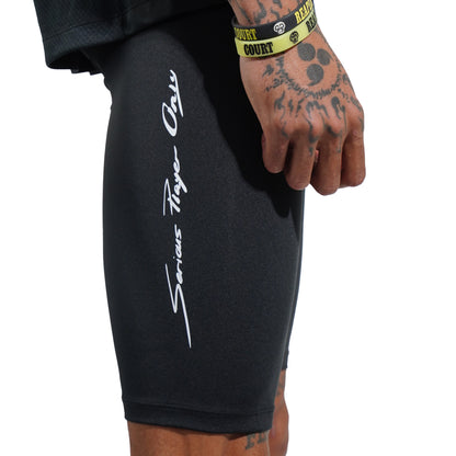 SPO PRO 1/2 Length Compression Shorts Black