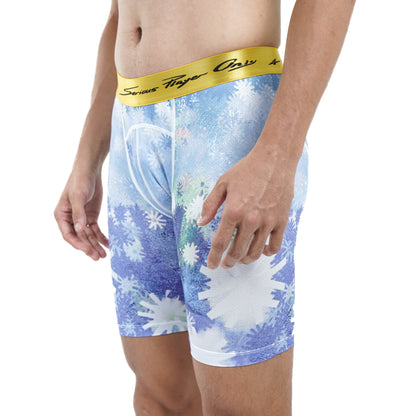 SPO XAIVIAN PRO 1/4 Length Compression Shorts Tulip & Water Lily