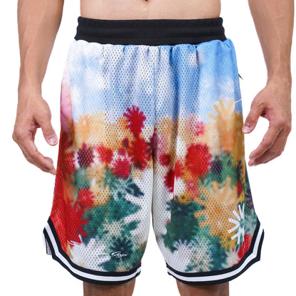 SPO XAIVIAN DryLite Mesh Shorts Tulip & Water Lily