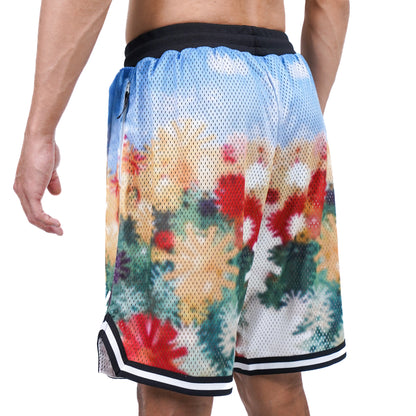 SPO XAIVIAN DryLite Mesh Shorts Tulip & Water Lily