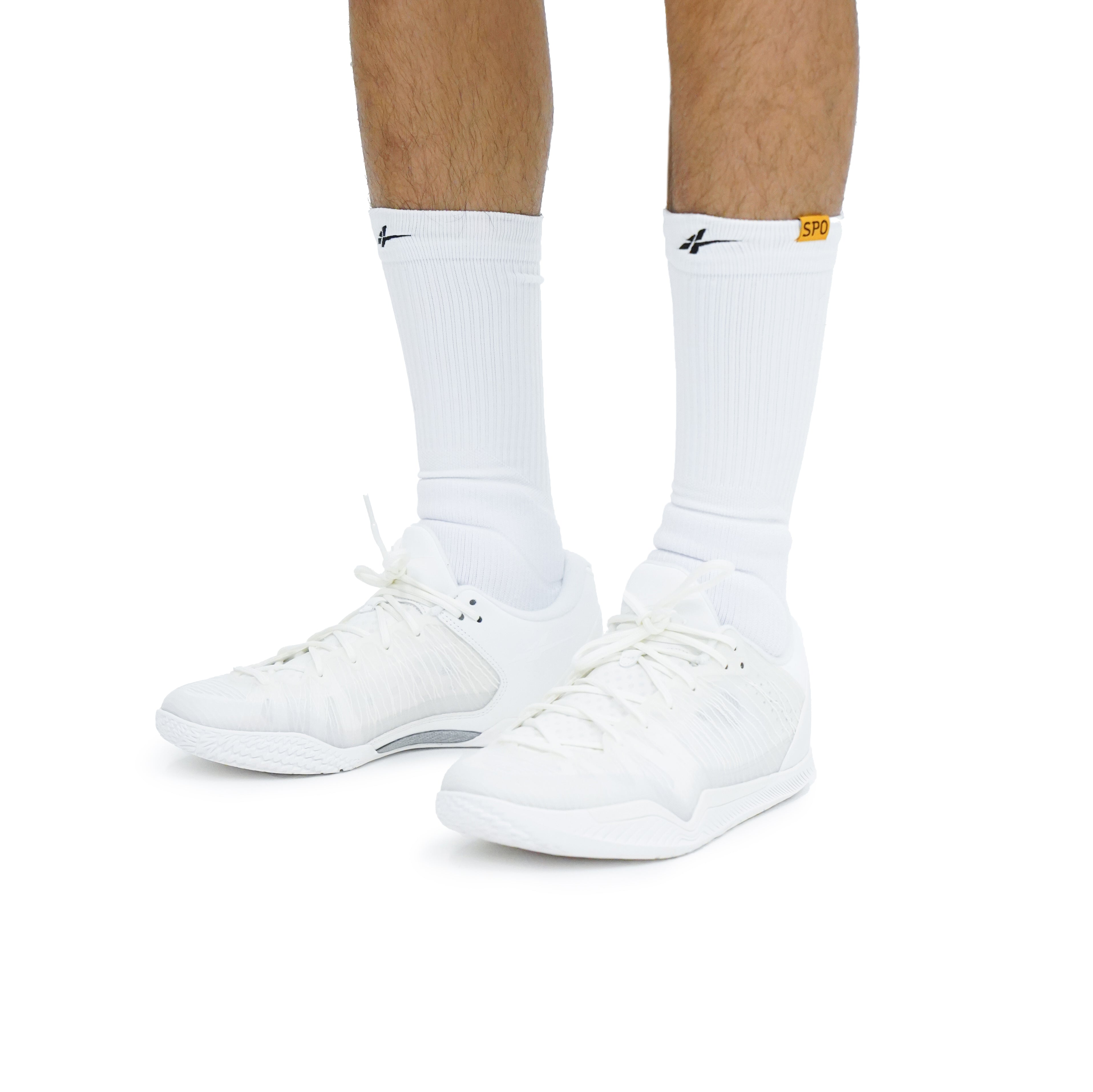 SPO PRO High Socks All White