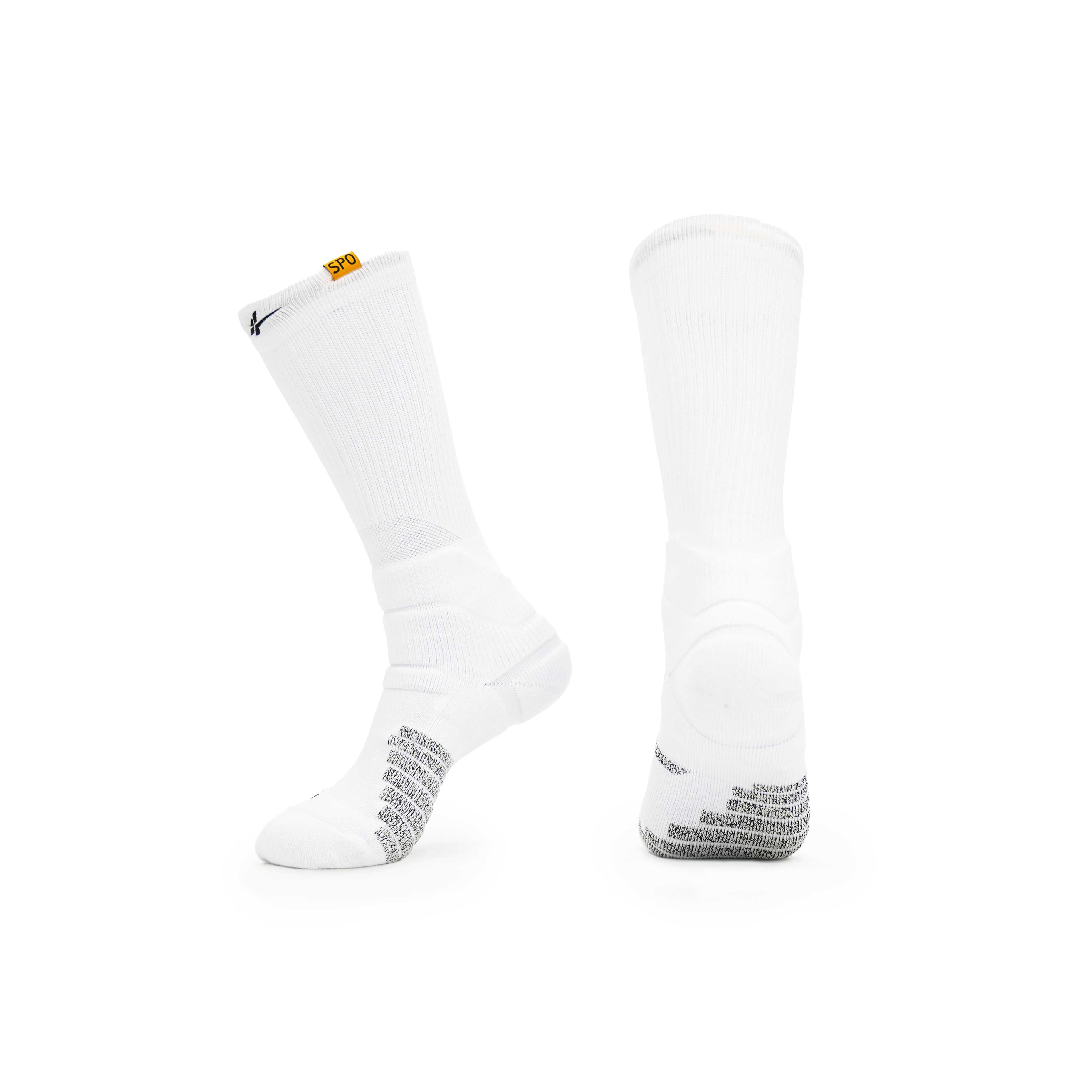 SPO PRO High Socks All White