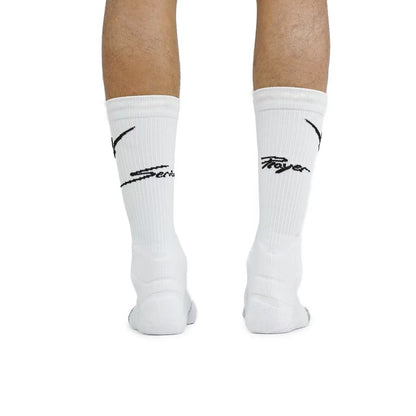 SPO Basketball Socks White (3 Pairs Pack)